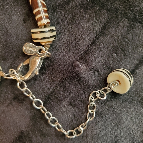 Chico's zebra necklace earrings set - Picture 8 of 12